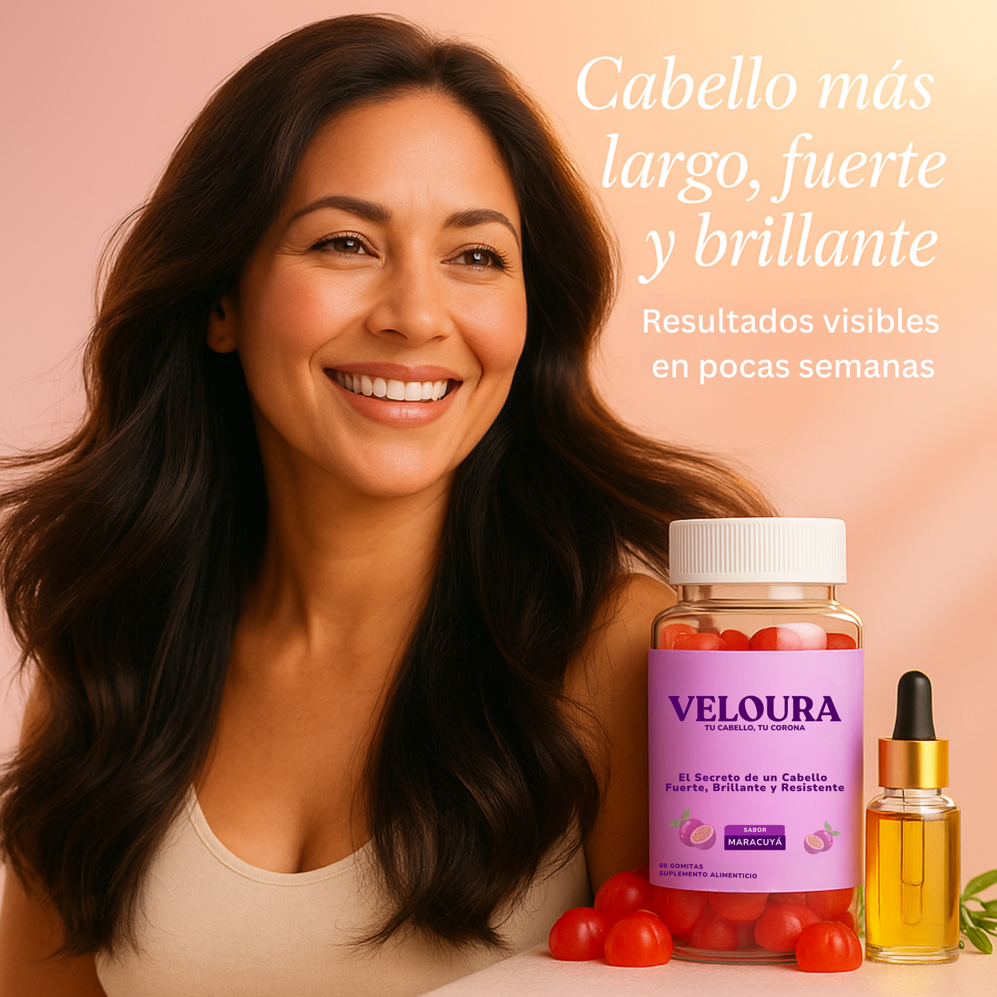 VELOURA Fórmula Cabello Radiante