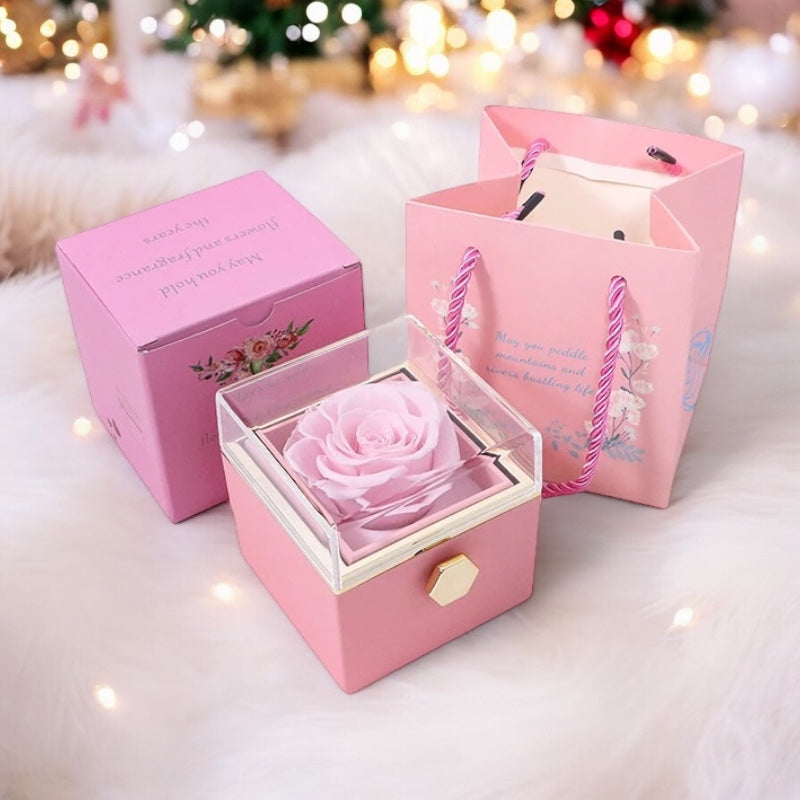 Rotating Eternal Rose Gift Box