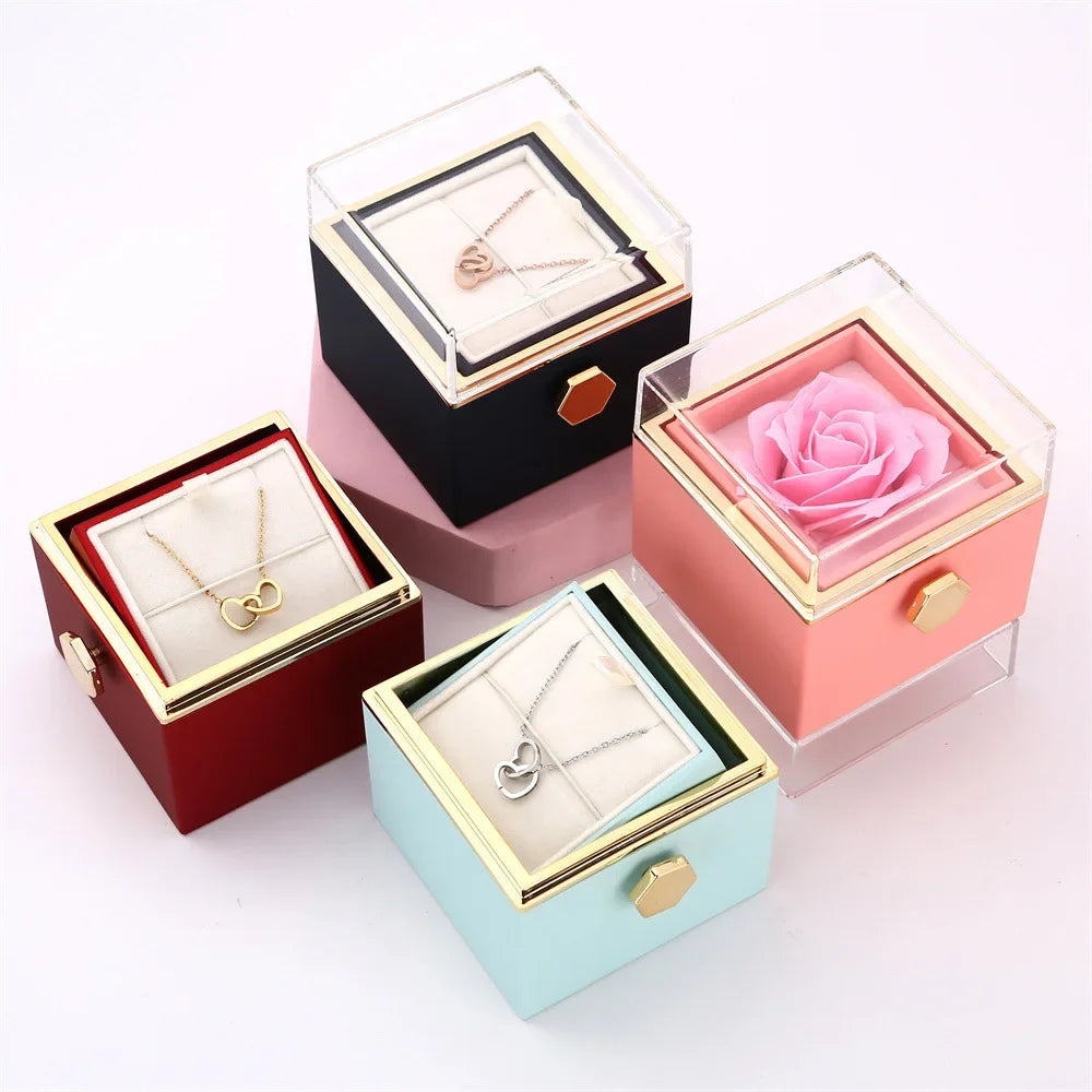 Rotating Eternal Rose Gift Box